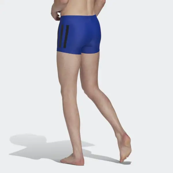 Adidas BOLD 3-STRIPES SWIM BOXERS Swimming Shorts Men's Blue-2