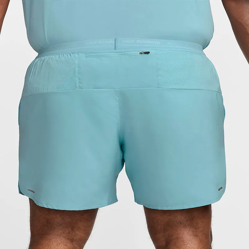 Nike x STRIDER Dri Fit Men's Dri FIT 7' Brief Lined Running Shorts Casual Shorts Men's Denim Blue Turquoise-2