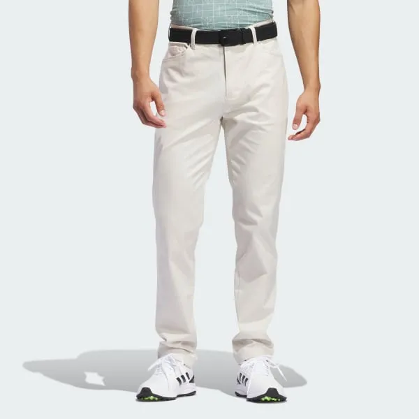 Adidas GO-TO 5-POCKET GOLF TROUSERS Knitted Sports Pants Men's White-1