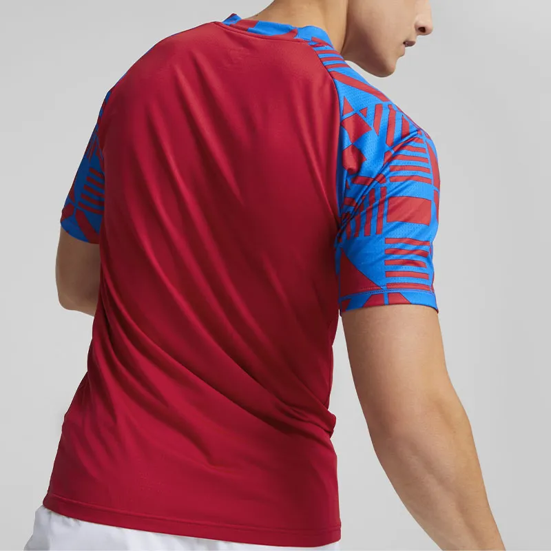 PUMA Czech Republic Soccer Jerseys Men's Chili Red-Electric Blue Lemon Water-4