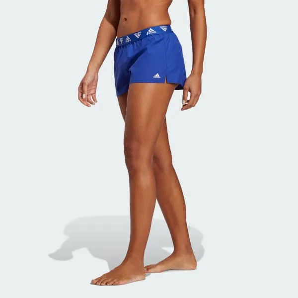 Adidas Sportswear BRANDED BEACH SHORTS Sports Shorts Women's Blue-3