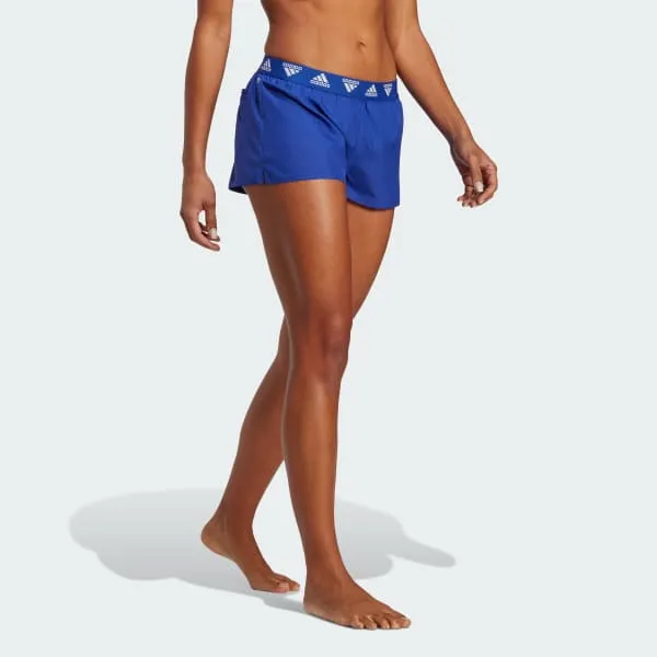 Adidas Sportswear BRANDED BEACH SHORTS Sports Shorts Women's Blue-1