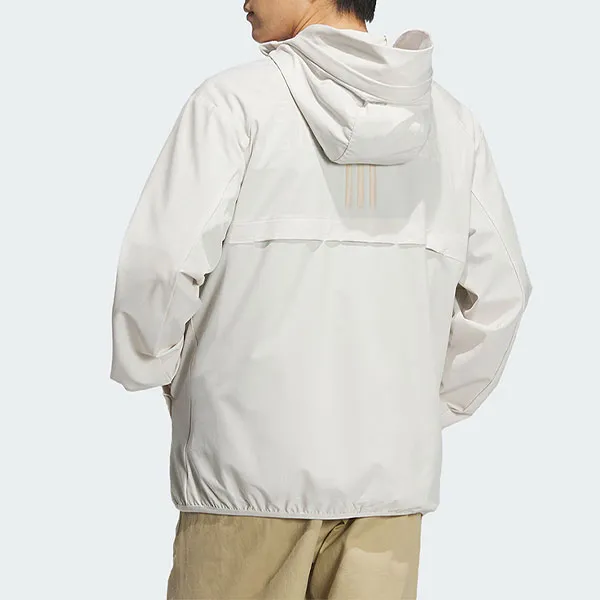 Adidas V LT WVN JKT Jackets Coats Unisex White-4