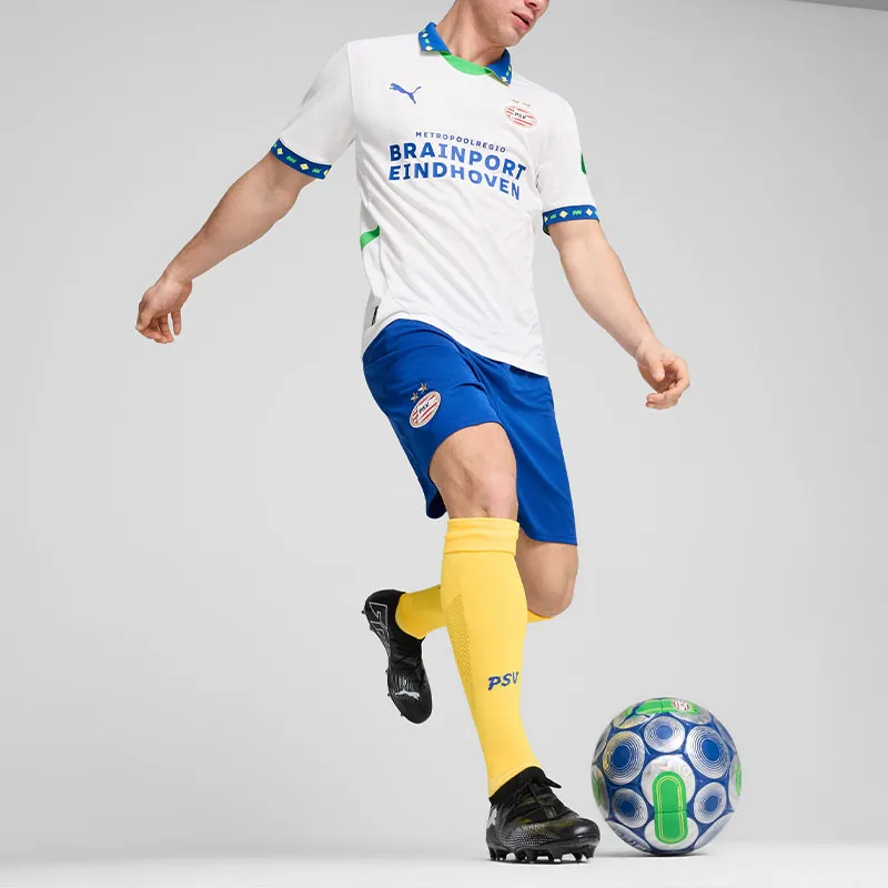 PUMA SS24 Soccer Jerseys Men's White Blue-2