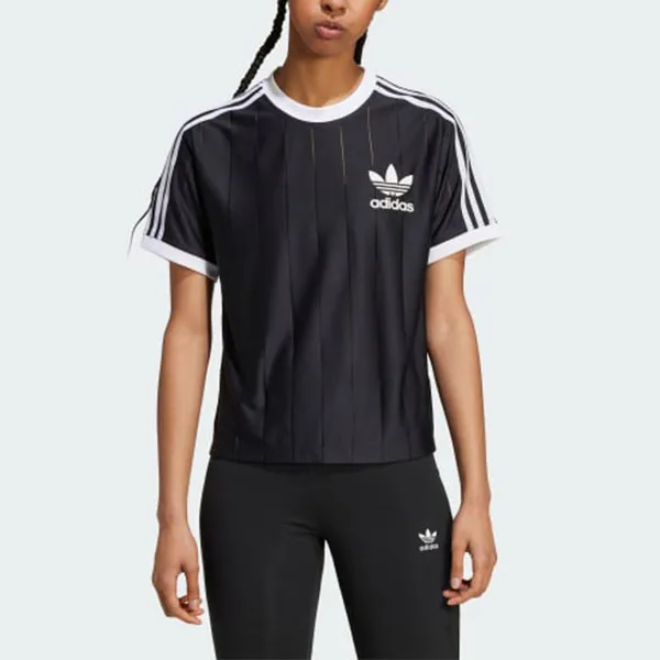 Adidas Originals Adicolor Raglan Sleeve T Shirt Women's Black-2
