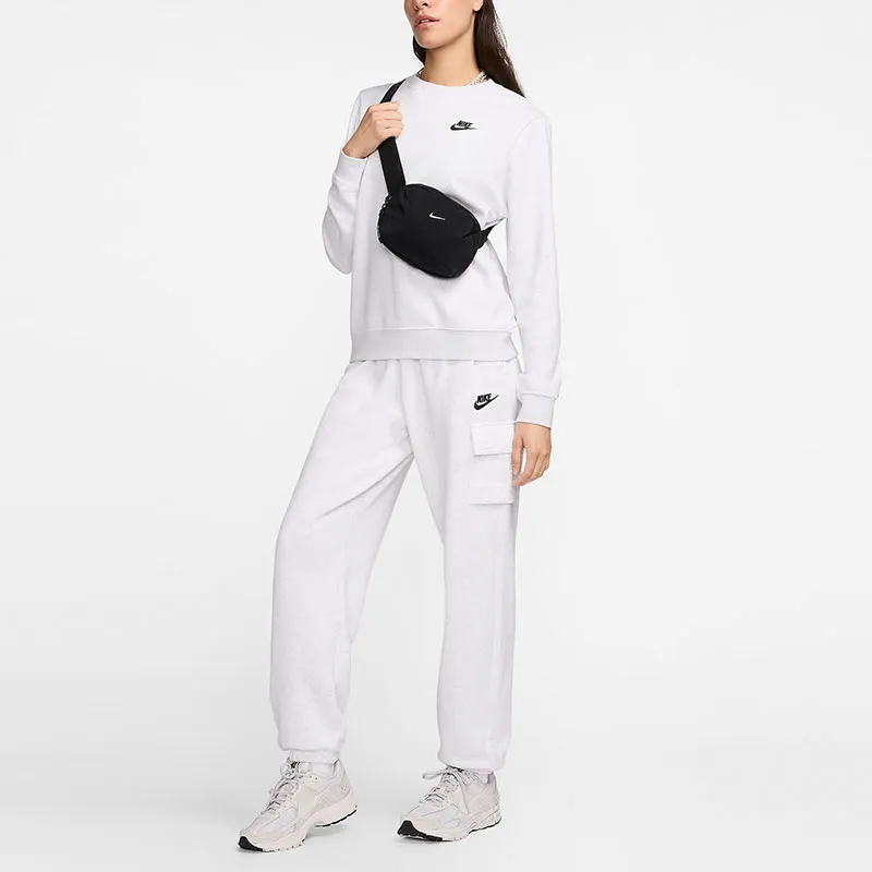 Nike Sportswear Club Fleece Knitted Sweatpants Women's White-2