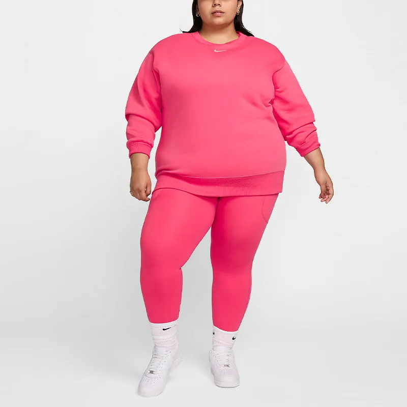 Nike One Women's High-Waisted 7/8 Leggings With Pockets Plus Size-2