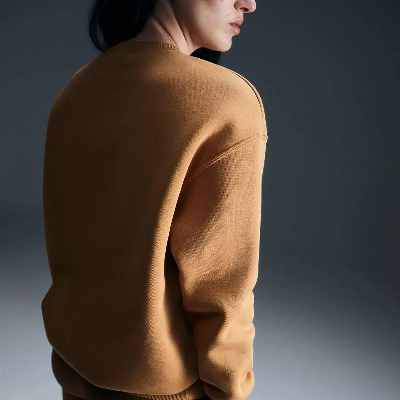 Nike Sportswear Phoenix Fleece Sweatshirt Women's Linen Brown-3