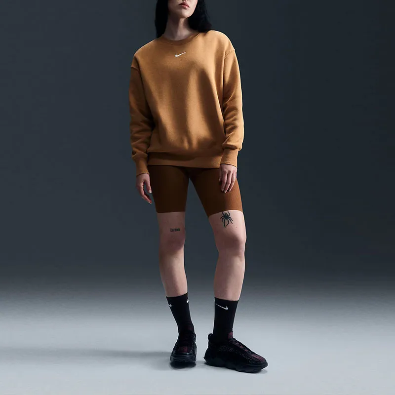 Nike Sportswear Phoenix Fleece Sweatshirt Women's Linen Brown-1