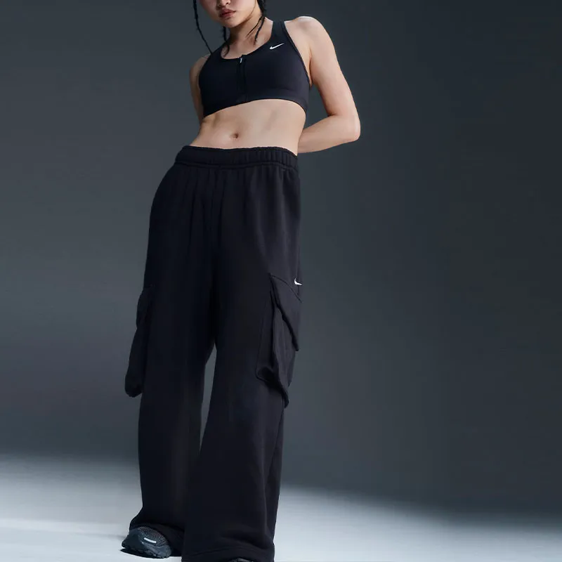 Nike Sportswear Women's Low Rise Oversized French Terry Open Hem Pants-1