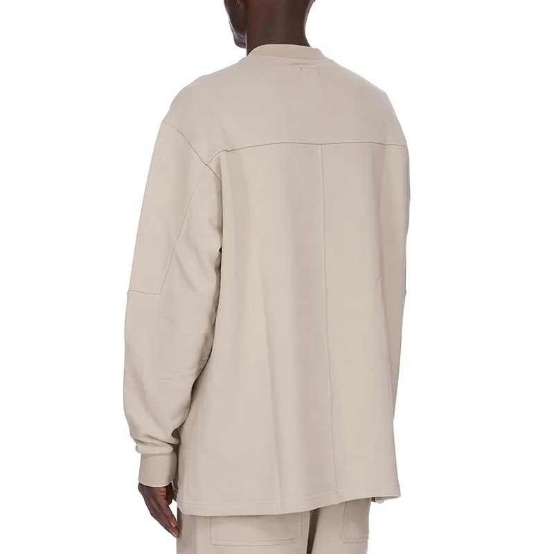 Champion X RICK OWENS Champion Co branded Edition Sweatshirts Men Beige-1