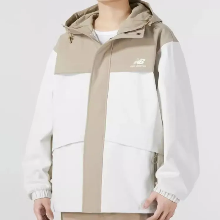 New Balance Jackets Men Khaki-4