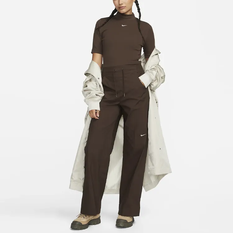 Nike T-Shirts Women's Brown-3