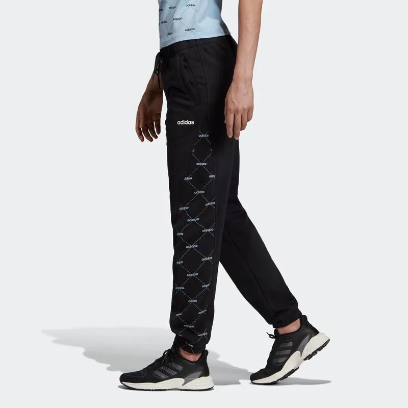 Adidas Sportwear Knitted Sweatpants Women's Black-5