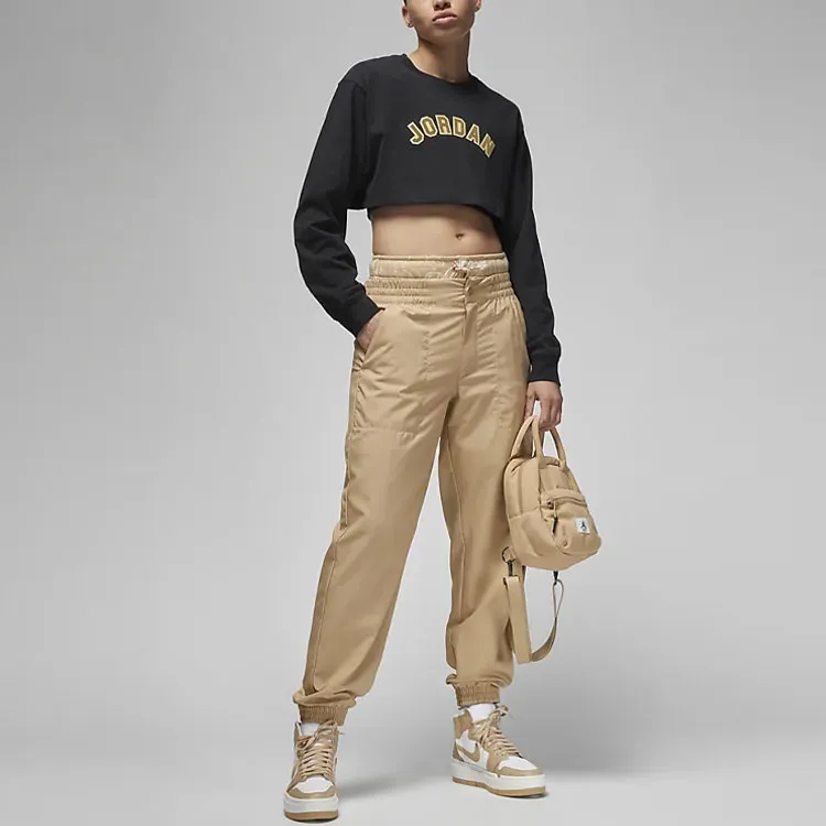 Jordan Crop Tops Women's Black-2