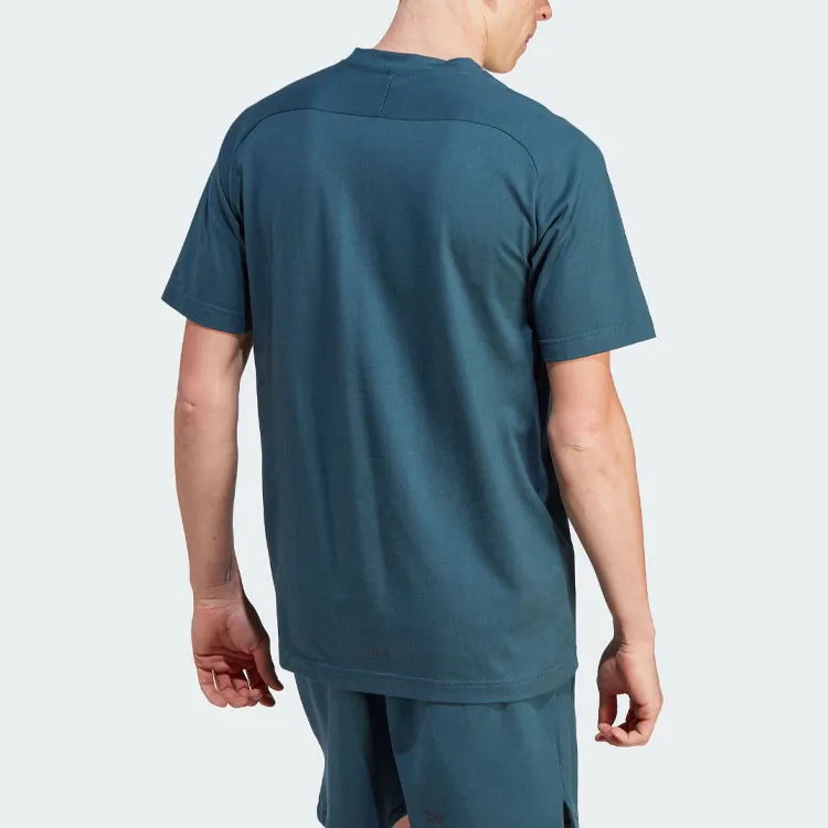 Adidas Z.N.E. Collection T Shirts Men Arctic Ocean Blue-2