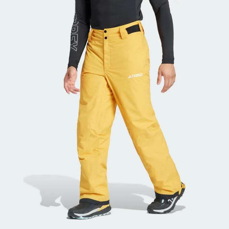 Adidas Ski Pants Men Yellow-1