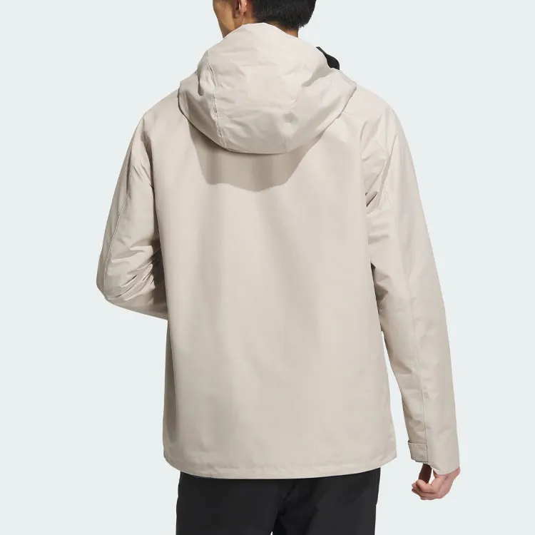 Adidas Windbreaker Jackets Men Light Khaki-3