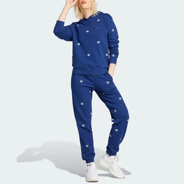 Adidas Originals Knitted Sports Pants Women's Dark Blue-3