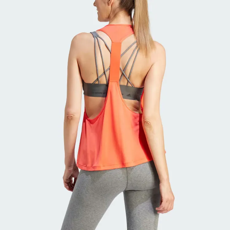 Adidas AEROREADY Tank Tops Women's Orange-2