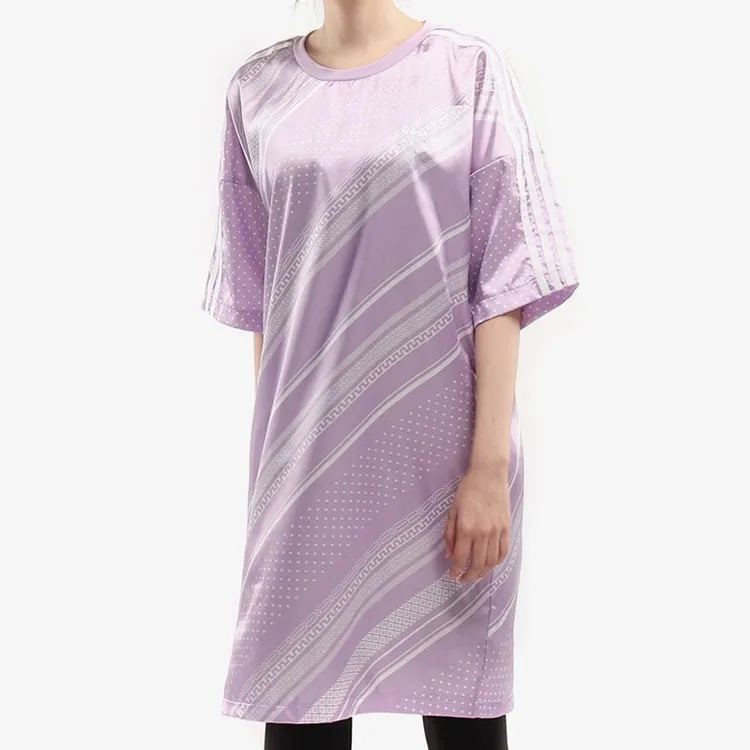 Adidas Originals Short Sleeved Dresses Women's Purple-2