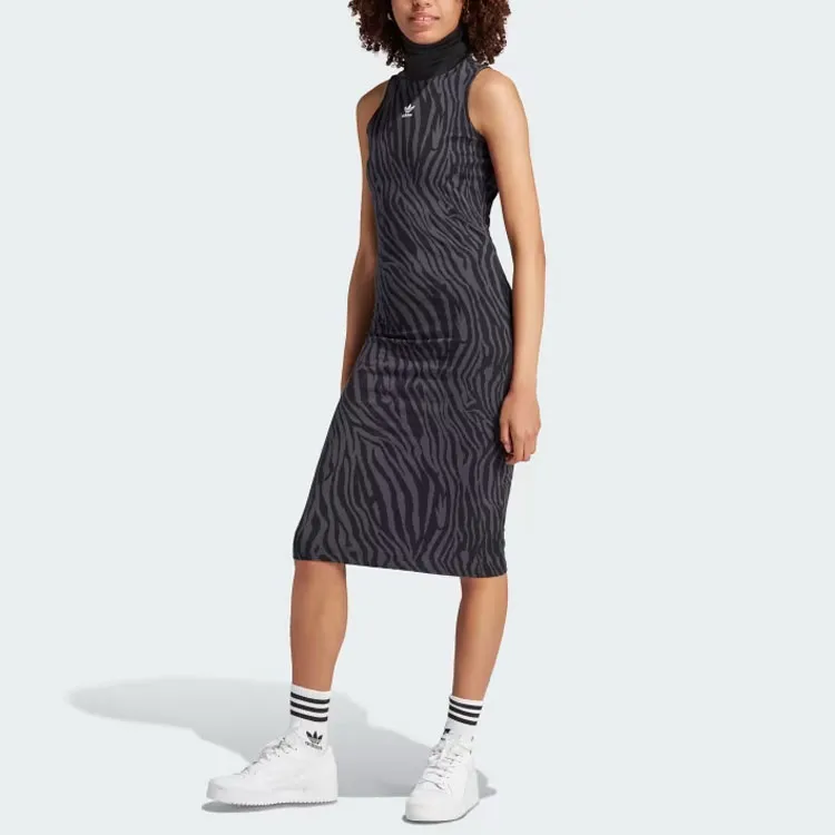 Adidas Originals Sleeveless Dresses Women's Black-3