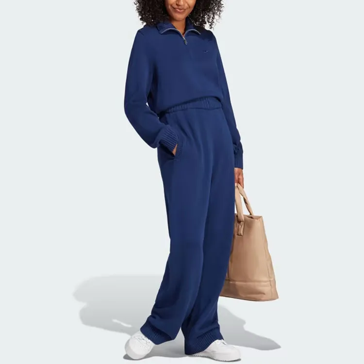 Adidas Essentials W Cotton Knitted Trousers-3