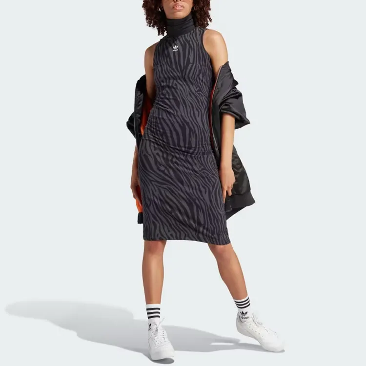 Adidas Originals Sleeveless Dresses Women's Black-1