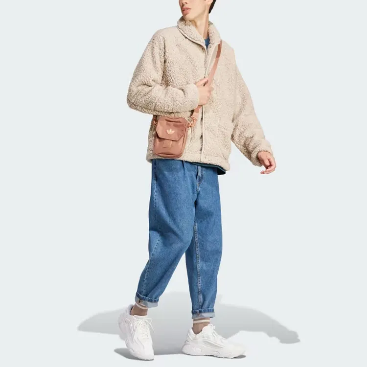 Adidas Originals Adventure Polar Fleece Jacket Men's Beige-1