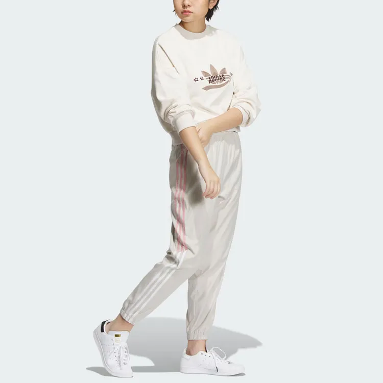 Adidas Originals Trefoil Sweatshirt Women's Pink White-2