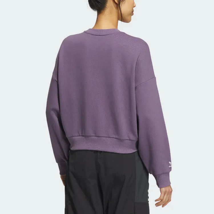 Adidas Originals MC Crew Sweatshirts Women's Dark Gray Violet-2