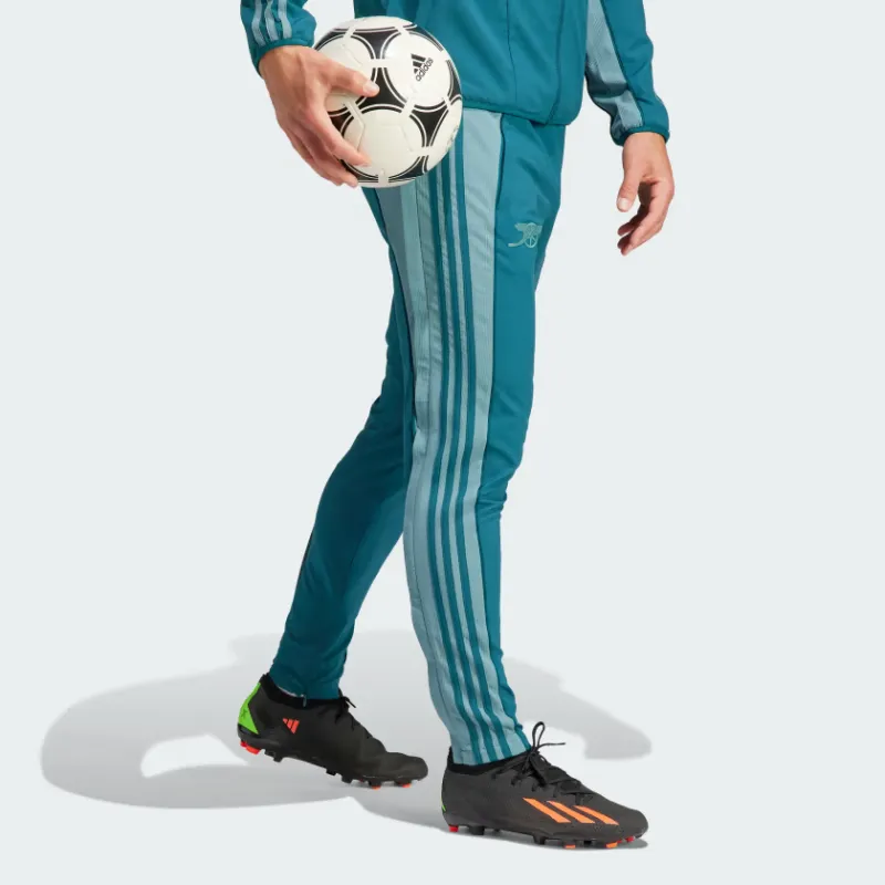 Adidas Arsenal Knitted Sweatpants Men Turquoise-3
