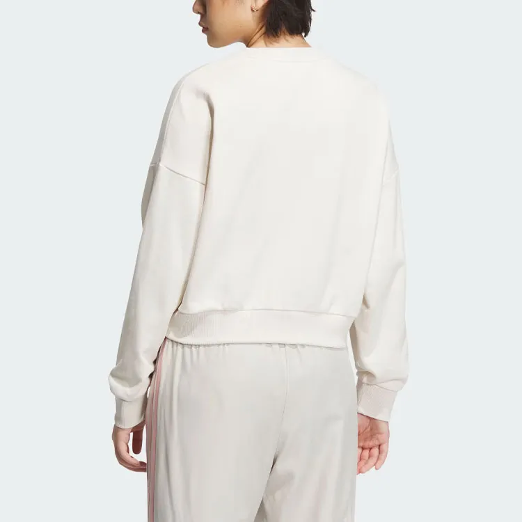 Adidas Originals Trefoil Sweatshirt Women's Pink White-3
