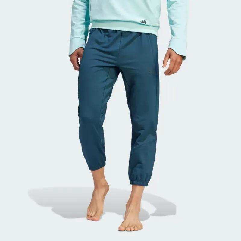 Adidas Knitted Sweatpants Men Night Blue-1