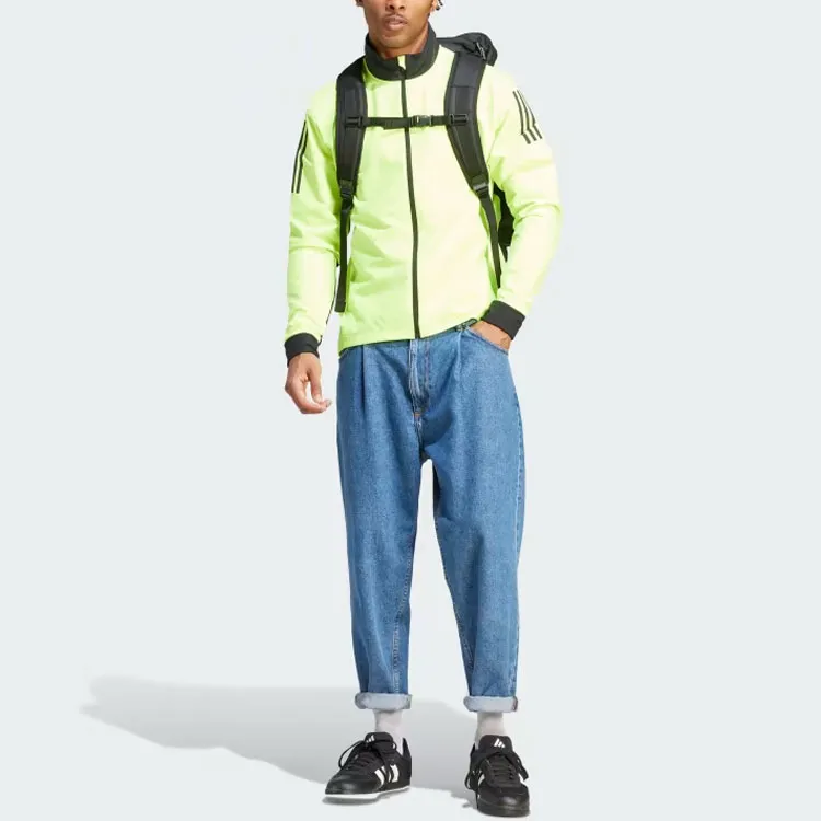 Adidas Cycling Jackets Men Lime Green-4