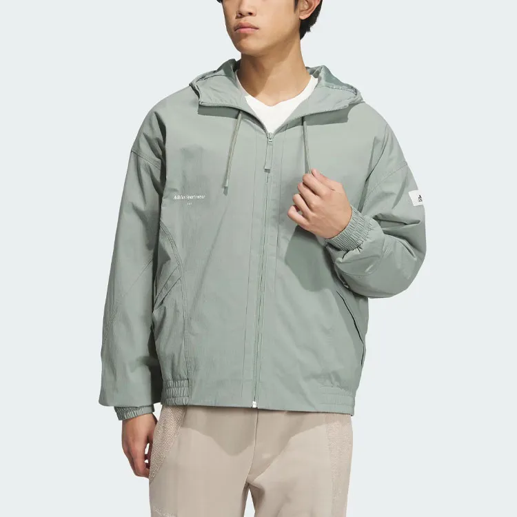 Adidas Lounge Jackets Coats Men's Dusty Green-1