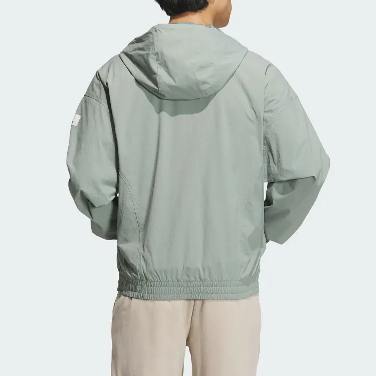Adidas Lounge Jackets Coats Men's Dusty Green-2
