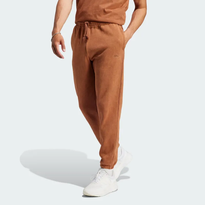 Adidas Knitted Sweatpants Men Brown-1