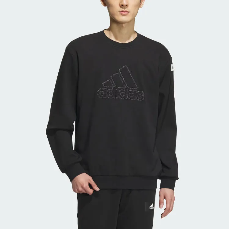 Adidas Sportswear Lounge Sweatshirt Men's Black-1