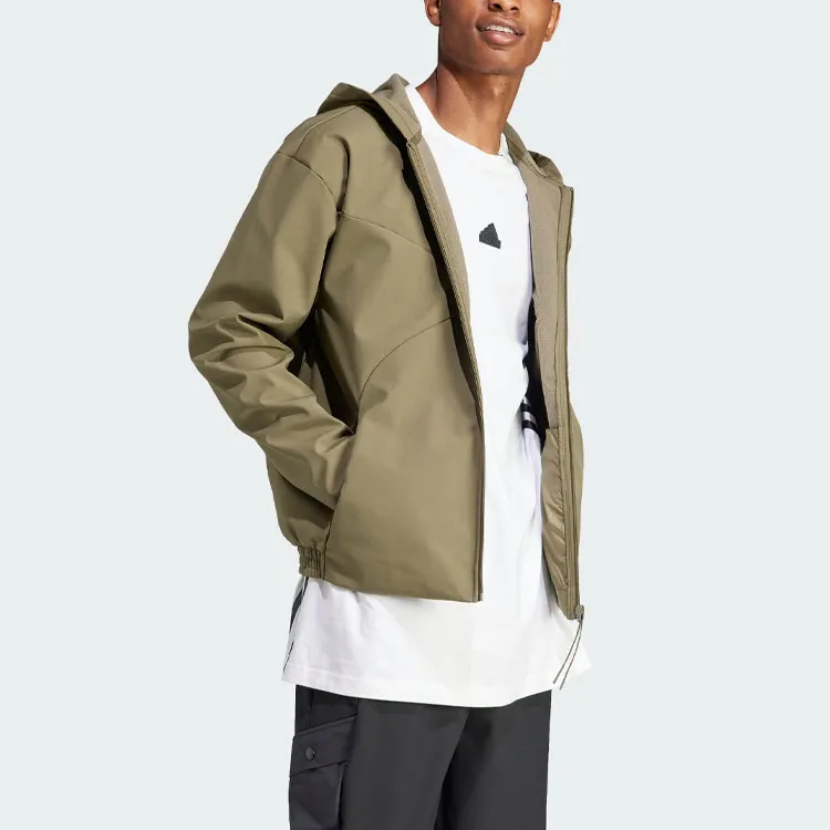 Adidas CITY ESCAPE Jackets Men Strata Olive Green-4