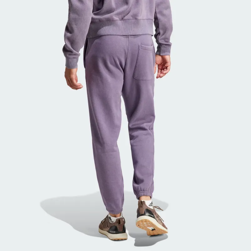 Adidas Knitted Sweatpants Men Dark Gray Violet-2