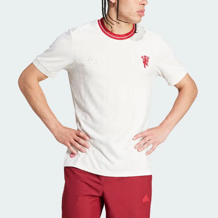 Adidas Manchester United Soccer Jerseys Men White-2
