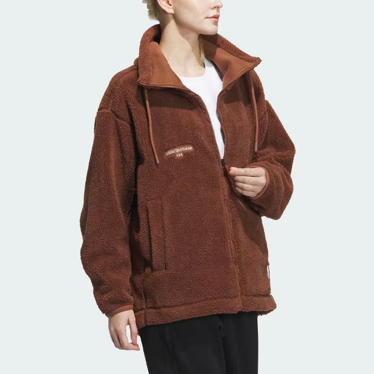 Adidas Lounge Jacket Women's Brown-2