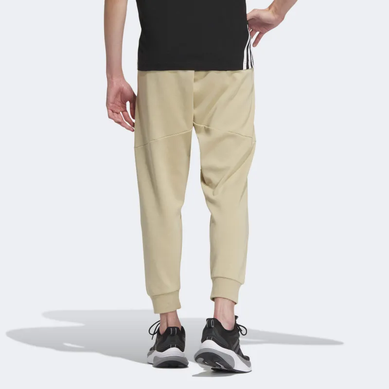 Adidas Knitted Sweatpants Men Beige Brown-2