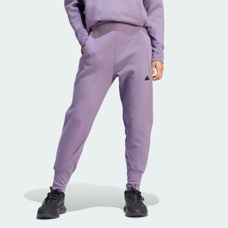 Adidas Z.N.E. Collection Knitted Sweatpants Women's Dark Gray Violet-1