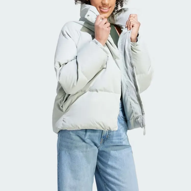 Adidas Down Jacket Women's Silver Green-3