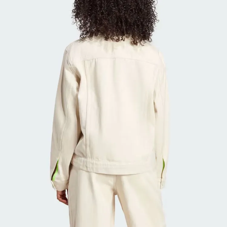 Adidas Originals Clover X KSENIASCHNAIDER Collaboration Series Jackets Women's Beige-2
