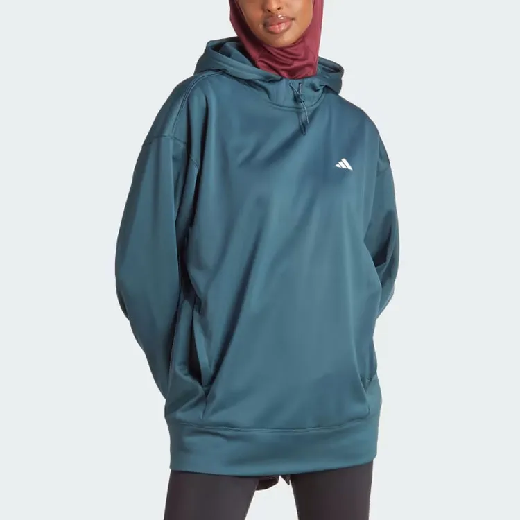 Adidas Free Shipping With AdiClub Aeroready Game And Go Fleece Hoodie-2