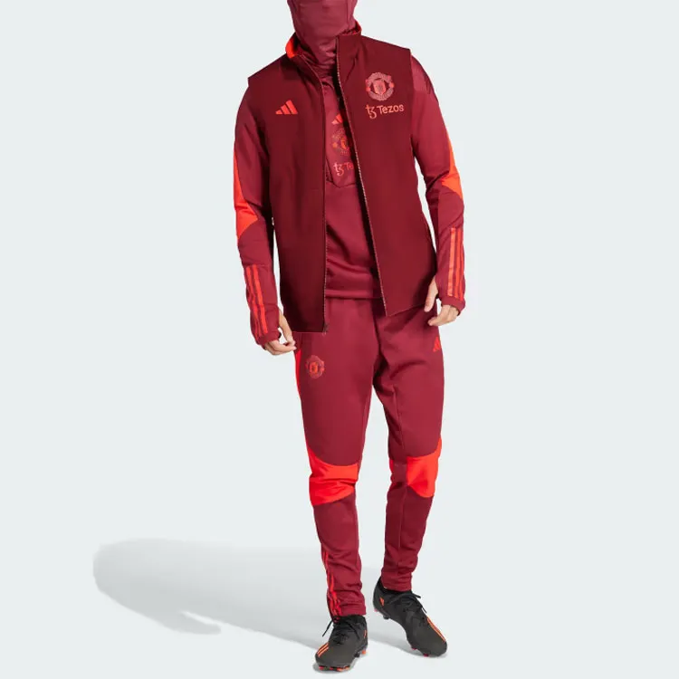 Adidas Manchester United Vests Men Orange Red-6