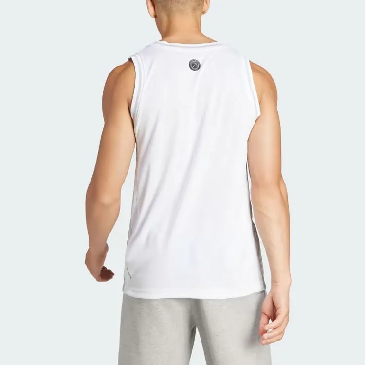 Adidas AEROREADY Tank Tops Men White-2